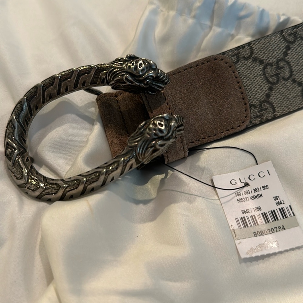 Gucci Dionysus GG Supreme Belt NWT Size 105